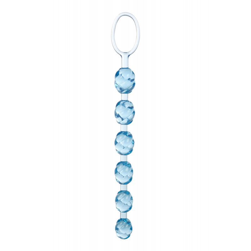 Perles anales CalExotics Swirl bleu