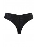 String tulle et dentelle noir V-10718 - Axami