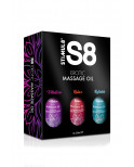 Coffret huiles de massage S8 3x50ml