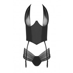 Guêpière Kesmina faux cuir - Passion