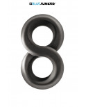 Double cockring en 8 - Blue Junker