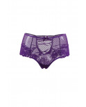 Tanga sexy pourpre à laçage