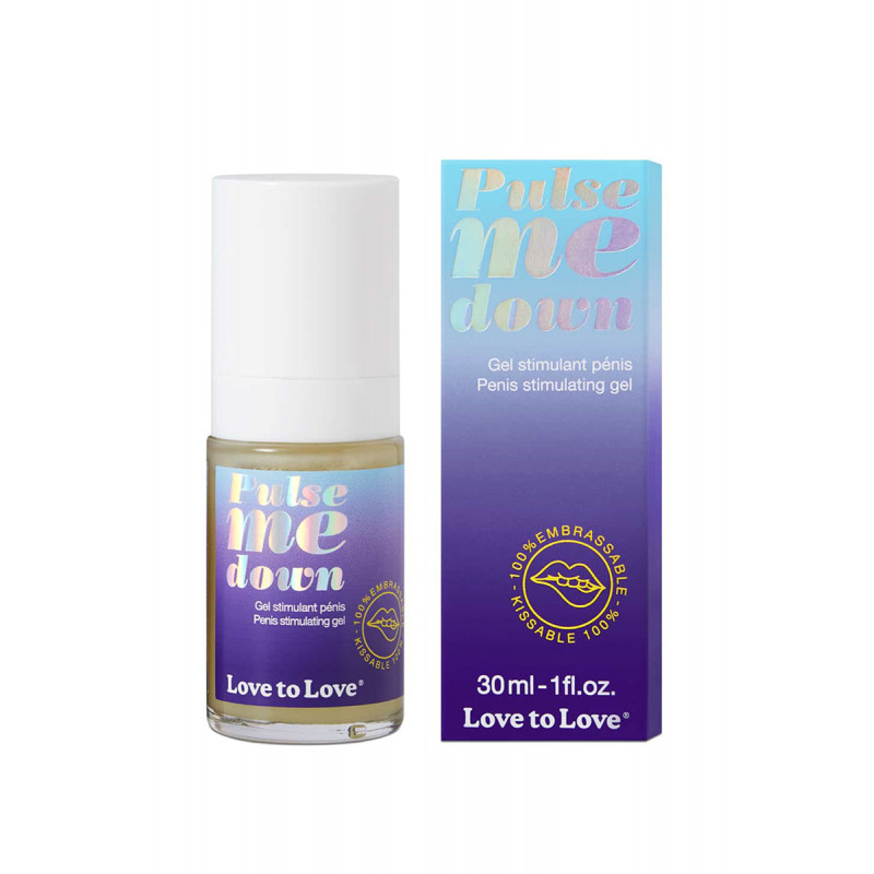 Gel stimulant pénis Pulse Me Down 30ml - Love To Love Gel stimulant pénis Pulse Me Down 30ml - Love To Love
