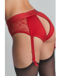 Harnais lingerie Diva (rouge) - Strap On Me