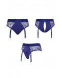 Harnais lingerie Diva (bleu) - Strap On Me