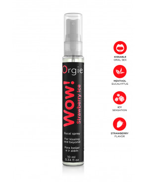 Spray buccal excitant Wow menthol fraise glaçé