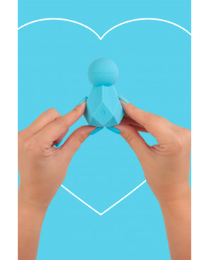 Mini vibro rechargeable BlissKey bleu - FairyGasm