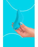 Mini vibro rechargeable DelightfulWave bleu - FairyGasm