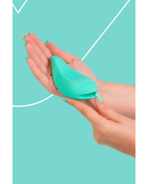 Mini vibro rechargeable DelightfulWave vert - FairyGasm