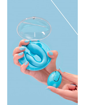 Vibro pour couples PleasureBerry bleu - FairyGasm