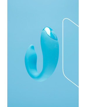 Vibro pour couples PleasureBerry bleu - FairyGasm