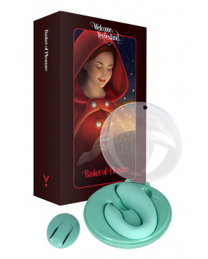 Vibro pour couples PleasureBerry vert - FairyGasm