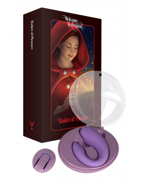 Vibro pour couples PleasureBerry violet - FairyGasm