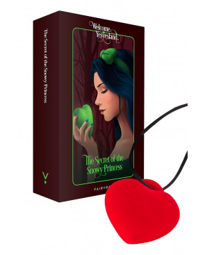 Stimulateur pendentif PleasureStone rouge - FairyGasm