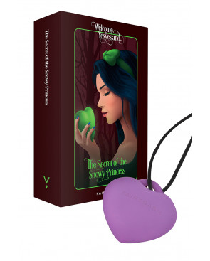 Stimulateur pendentif PleasureStone violet - FairyGasm