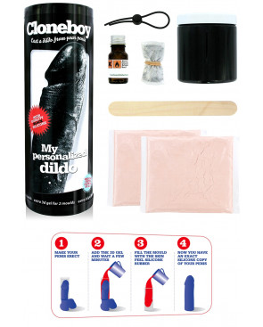 Gode personnalisable noir Cloneboy