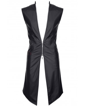 Veste longue sans manche wetlook Marco - Regnes