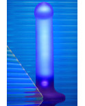 Dildo lumineux violet - Strap-On-Me