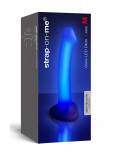 Dildo lumineux violet - Strap-On-Me