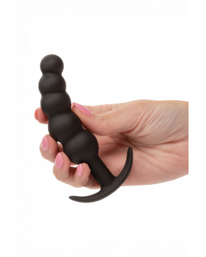 Plug anal Vibrant avec 5 perles - Calexotics