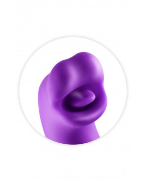 Vibromasseur rabbit 3-en-1 Kissy violet - Yoba