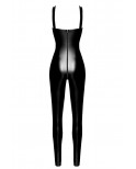 Combinaison lacée en wetlook Vixen F362 - Noir Handmade