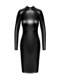 Robe fuseau Crystal F371 - Noir Handmade