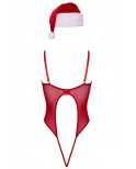 Ensemble body et bonnet de noel - Cottelli Lingerie