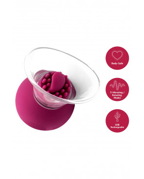 Pompe à clitoris et tétons rotative et vibrante - She.E.O.