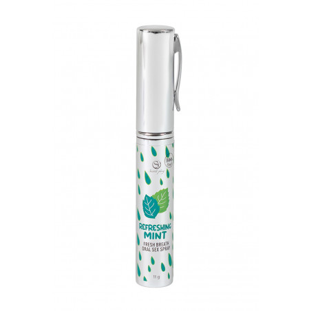 Spray sexe oral et haleine fraiche à la menthe