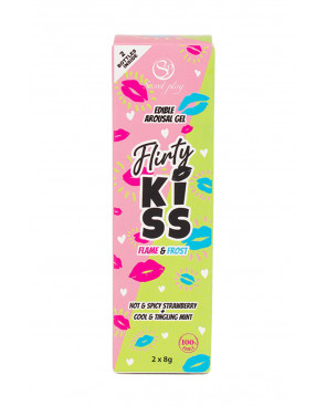 Pack 2 gels pour sexe oral Flirty Kiss - Secret Play