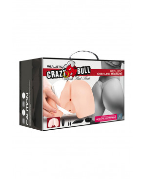Masturbateur vibrant fesses rebondies - Crazy Bull