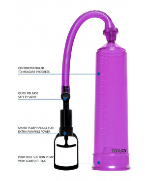 Pompe à pénis ToyJoy Power Pump violet