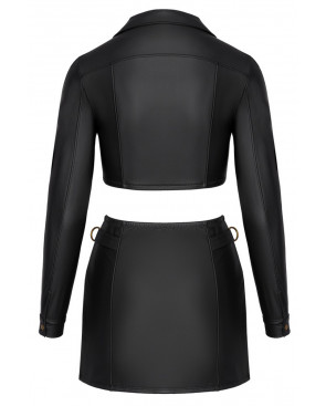 Ensemble top et jupe courte noir - Cottelli PARTY 