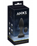 Plug anal vibrant et rotatif télécommandé - Anos