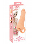 Extension de pénis  23,8 cm + Masturbateur - Nature Skin