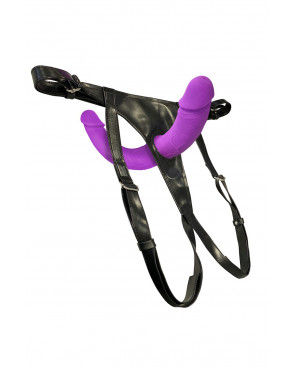 Double Strap-On ultra doux - Sweet Smile