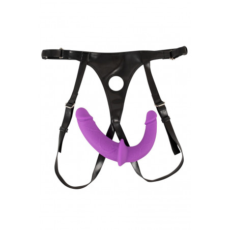 Double Strap-On ultra doux - Sweet Smile