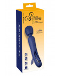 Vibro Wand réversible avec langue vibrante - Sweet Smile