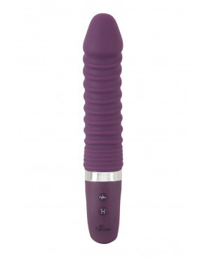 Vibro chauffant rechargeable 23,5 x 4,1 cm - Sweet Smile