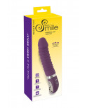 Vibro chauffant rechargeable 23,5 x 4,1 cm - Sweet Smile