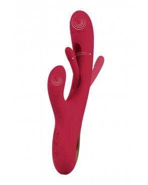 Vibro rabbit avec langue oscillante - Sweet Smile