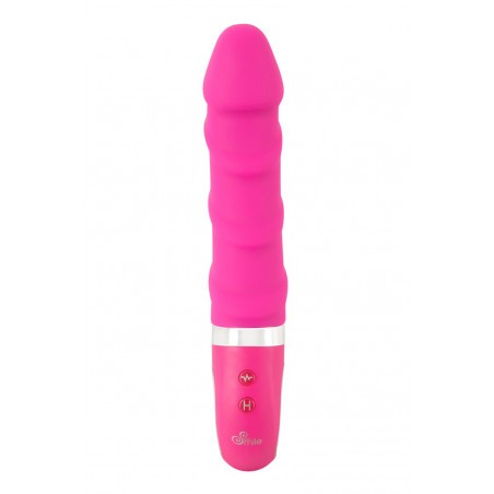 Vibro chauffant rechargeable 22,8 x 4 cm - Sweet Smile