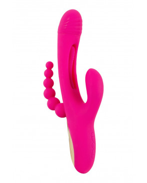 Triple vibro avec langue oscillante - Sweet Smile