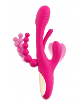 Triple vibro avec langue oscillante - Sweet Smile