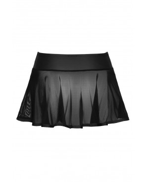 Mini-jupe noire transparente - Cottelli PARTY