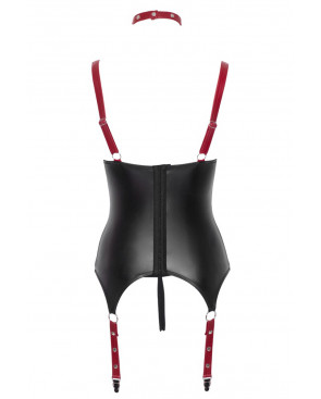 Ensemble ouvert avec collier et menottes - Cotelli BONDAGE