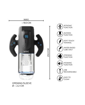 Masturbateur Premium 4 fonctions WYNE  n°11