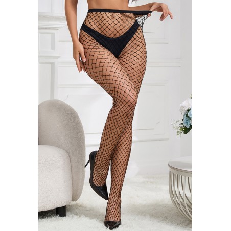 Bas large résille Noir - Ohyeah