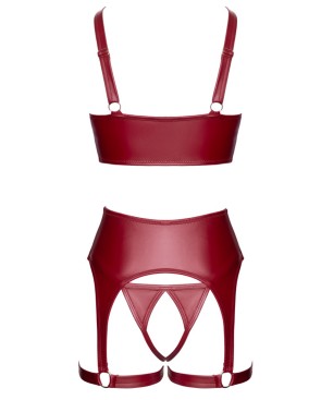 Ensemble seins nus 3 pièces Rouge - Cottelli LINGERIE